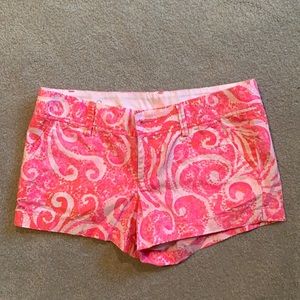 Lilly Pulitzer pink Walsh shorts size 6